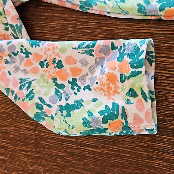 Tucker and Tate Floral Long Sleeve Two-Piece Rashguard Swimsuit, Size 6 Months - Picture 9 of 10